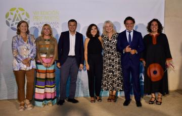 Los reconocidos tras la finalización del acto