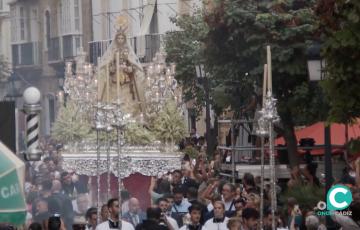Procesión de la Virgen del Rosario, en una imagen de archivo. 