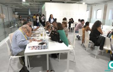 Los Depósitos de Tabaco ha acogido este domingo encuentros profesionales dentro del FIT de Cádiz. 