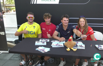 Las principales figuras de la cita estuvieron a disposición de los aficionados este jueves