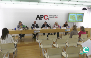 Un momento de la presentación de las sendas citas en la capital gaditana