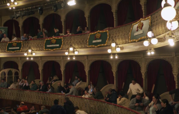 Palcos en el Teatro Falla durante el pasado concurso
