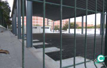 Aspecto de la pisa cubierta Juan Melendez en plena fase de actuaciones