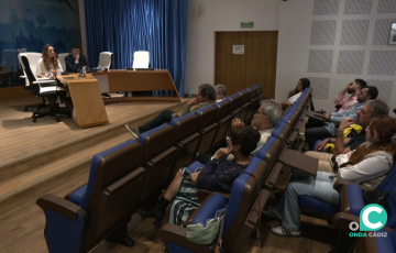 Un momento de las intervenciones en el centro celebradas este miércoles