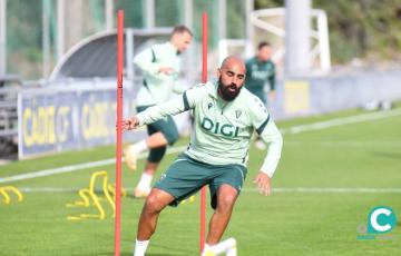 Fali en una sesión de entrenamiento (Foto: Cádiz CF)