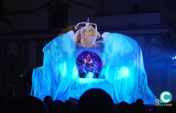 El espectáculo de clausura tuvo lugar en la plaza de la Catedral.