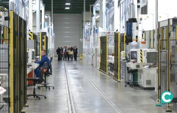 Este miércoles ha tenido lugar visita a la nueva planta de Airbus Cádiz. 