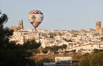 Una foto aérea de Arcos de la Frontera.