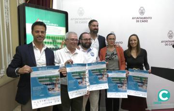 Presentación del Campeonato de Andalucía de Natación Adaptada en el Ayuntamiento de Cádiz. 