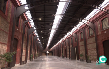 Detalle de una de las naves de la edficación