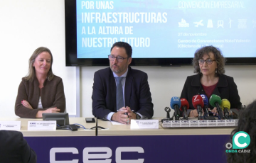 Presentación de la cita este miércoles en la sede de la Confederación de Empresarios de Cádiz.