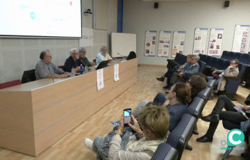 Un momento de las intervenciones en el encuentro durante el pasado miércoles