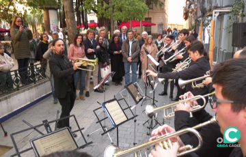 El acto contó con una intervención musical