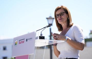 Gómez durante una intervención pública en una imagen de archivo