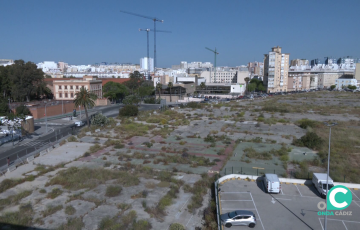 Terrenos destinados para el nuevo centro en la capital gaditana