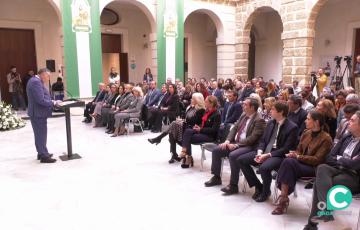 Jesús Maeso durante su intervención en la ceremonia