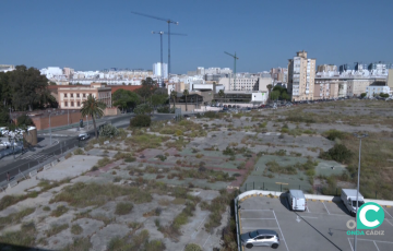 Terrenos destinados al futuro centro de salud