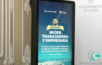 Detalle del cartel del programa presentado este martes en el Ayuntamiento
