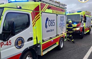 Imagen de archivo de los vehículos del Consorcio de Bomberos de la provincia de Cádiz.