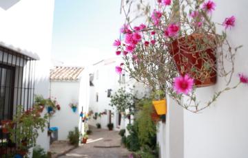Una calle del pueblo de El Gastor, en la sierra de Cádiz.