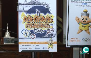 Cartel de las VI Olimpiadas Escolares que se celebrarán del 5 al 8 de marzo.