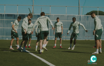 Imagen del entrenamiento de este sábado en la Ciudad Deportiva (Foto: Cádiz CF)