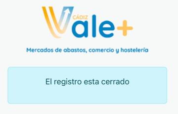 Cartel indicativo en la web de la institución provincial este lunes 