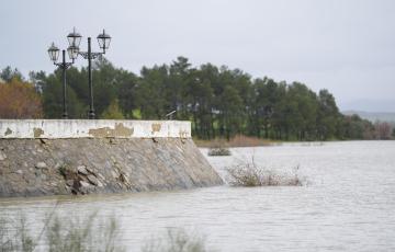 El pantano de Bornos superado en su capacidad 