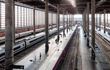 Estación de tren de Atocha. 