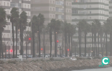 Efectos de temporal en la Barriada de La Paz
