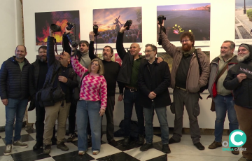 Los autores de esta propuesta que puede visitarse en el Salón Entrepatios del Palacio Provincial