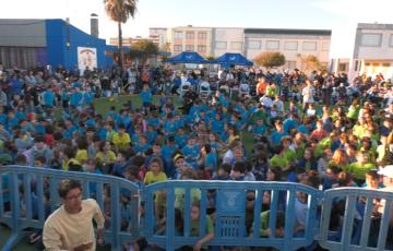 Imagen del acto de entrega de medallas en el CEIP La Inmaculada 