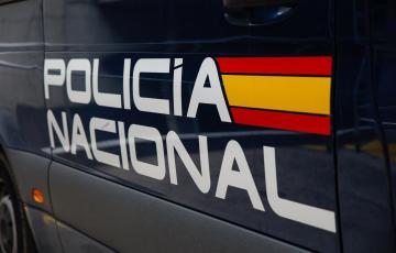 Vehículo de la Policía Nacional.
