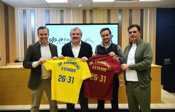 Acto con el anuncio del acuerdo de patrocinio presentado este lunes