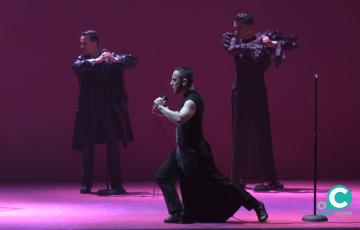 Manuel Liñán en su último espectáculo, 'Muerta de Amor'.