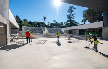 Imagen de las obras del Teatro del Parque 