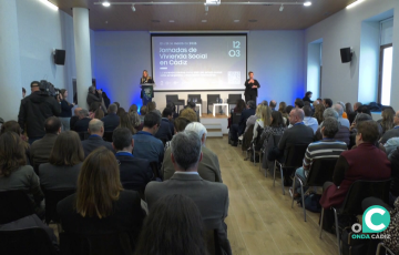 Un momento de la presentación de una de las intervenciones durante de este jueves