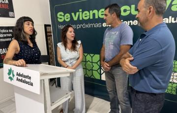 Reunión Adelante Andalucía y representantes de Bomberos