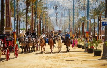 Ambiente en la Feria del Caballo de Jerez de la Frontera el pasado mes de mayo