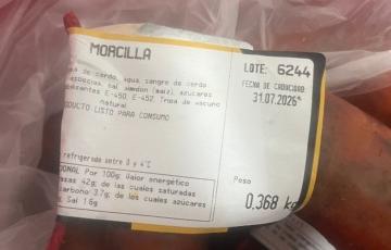 Uno de los productos de la marca Jupe Jerez retirados por alerta alimentaria.