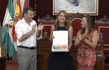 Marta Tocón de Onda Cádiz recibe el reconocimiento 