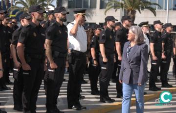Los policías que realizarán sus prácticas en las distintas comisarías de la provincia
