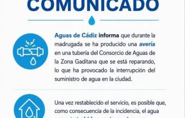 Anuncio de Aguas de Cádiz