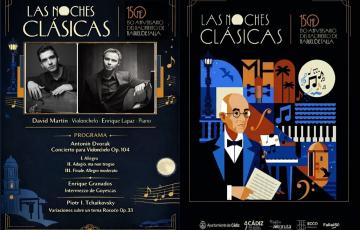David Martin y Enrique Lapaz, en el ciclo Las Noches Clásicas.