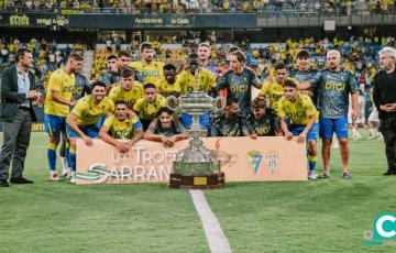 El conjunto cadista se hizo con la última edición del Trofeo (Foto: Cádiz CF)