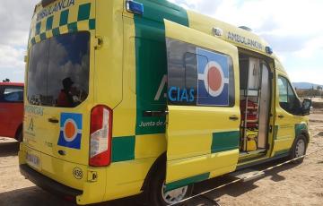 Imagen de archivo de una ambulancia del Centro de Emergencias Sanitarias 061
