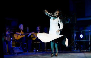 La artista demostró que con el baile también se puede emocionar y transmitir el flamenco