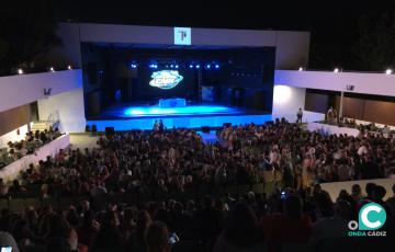 Imagen del auditorio durante el segundo pase del espectáculo. 