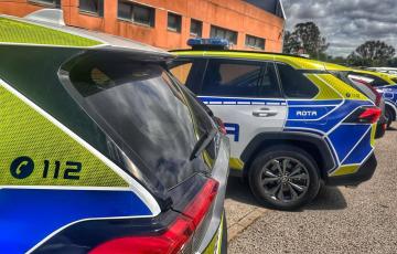 Vehículos de la Policía Local de la poblacion roteña