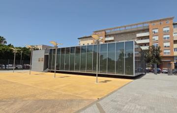 Una imagen del estado actual del quiosco-bar en los antiguos Jardines de Varela.